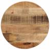 Table Top Ø 60x2.5 cm Round Solid Wood Rough Mango Colour rough mango wood(natural) Size 60 cm Quantity in Package 1 Thickness 25 mm 