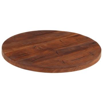 Round Solid Wood Table Top Ø 60x3.8 cm - Reclaimed Design