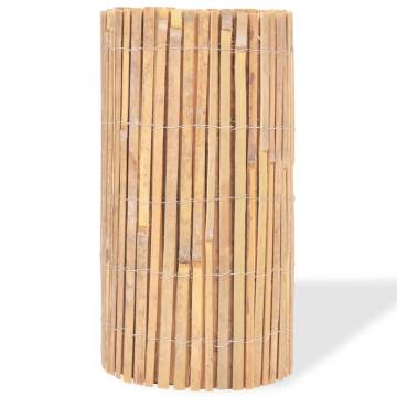 Bamboo Fence 1000x50 cm - Natural Garden Barrier | Hipomarket