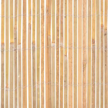 Bamboo Fence 1000x50 cm - Natural Garden Barrier | Hipomarket