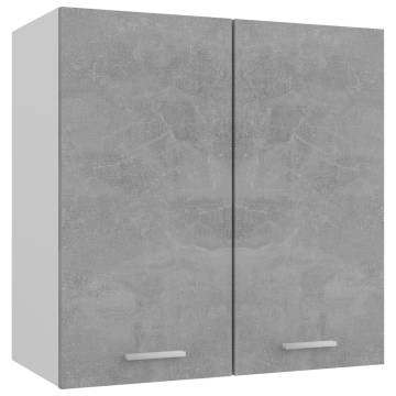 Concrete Grey Hanging Cabinet - 60x31x60 cm | HipoMarket UK