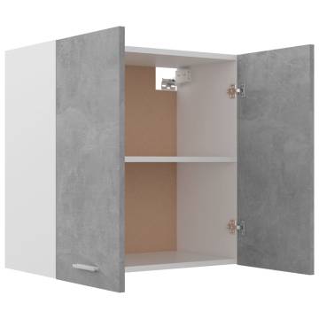 Concrete Grey Hanging Cabinet - 60x31x60 cm | HipoMarket UK