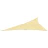 HDPE Sunshade Sail 3x4x5 m Beige - UV & Mould Resistant