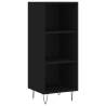 Stylish Highboard Black 34.5x34x180 cm - Durable Design