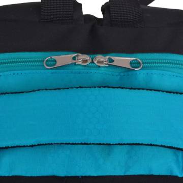 School Backpack 40L Black and Blue - Durable & Stylish