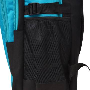 School Backpack 40L Black and Blue - Durable & Stylish