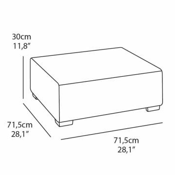 Keter Outdoor Table Salta/Sapporo Graphite | Stylish & Durable