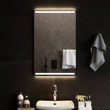 Stylish LED Bathroom Mirror 50x80 cm | HipoMarket