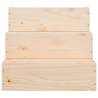 Solid Wood Pine Pet Stair - 40x37.5x35 cm | HipoMarket