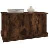 Storage Box Smoked Oak 70x40x38 cm | Durable Engineered Wood