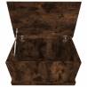 Storage Box Smoked Oak 70x40x38 cm | Durable Engineered Wood