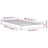 Solid Wood Pine Bed Frame 90x200 cm - Modern & Sturdy