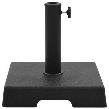 Parasol Base Square Polyresin 8 kg Black - Durable & Stylish