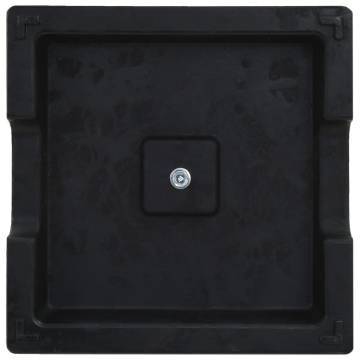 Parasol Base Square Polyresin 8 kg Black - Durable & Stylish