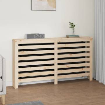 Radiator Cover 153x19x84 cm - Solid Pine Wood Beauty