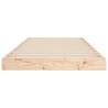 Solid Pine Bed Frame 75x190 cm - Stylish & Sturdy Design