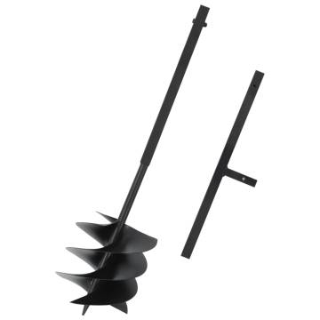 Ground Drill with Handle 250 mm Steel - Easy Digging Tool