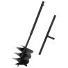 Ground Drill with Handle 250 mm Steel Black Size 250 mm Quantity in Package 1 