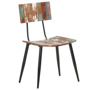 Dining Chairs Set of 2 - Solid Reclaimed Wood | HIPO Market