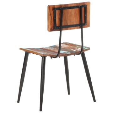 Dining Chairs Set of 2 - Solid Reclaimed Wood | HIPO Market