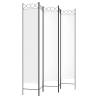 5-Panel Room Divider White 200x220 cm - Stylish Privacy Solution