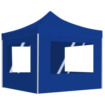 Professional Folding Party Tent 3x3m Blue - Hipomarket UK