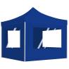 Professional Folding Party Tent 3x3m Blue - Hipomarket UK