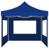 Professional Folding Party Tent 3x3m Blue - Hipomarket UK