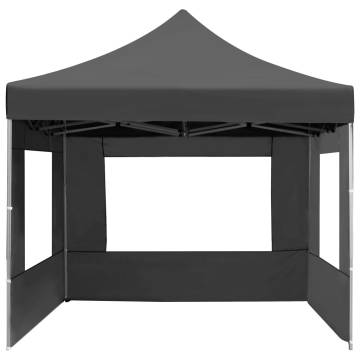 Professional Folding Party Tent 4.5x3m Anthracite | HipoMarket