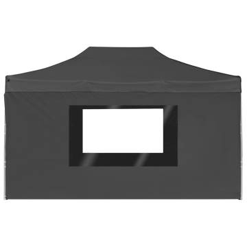 Professional Folding Party Tent 4.5x3m Anthracite | HipoMarket