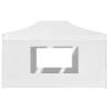 Professional Folding Party Tent 4.5x3m - White Aluminum Shelter