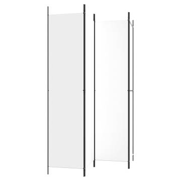 4-Panel White Room Divider - Privacy & Space Saver | HipoMarket