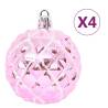 65 Piece Christmas Bauble Set - Pink, Red & White | Hipo Market