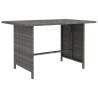 Grey Garden Dining Table 110x70 cm - Stylish & Durable