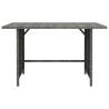 Grey Garden Dining Table 110x70 cm - Stylish & Durable