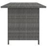 Grey Garden Dining Table 110x70 cm - Stylish & Durable