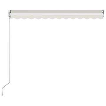 Manual Retractable Awning 300x250 cm - Cream | HipoMarket