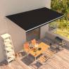 Manual Retractable Awning 600x300 cm Anthracite Colour anthracite Size 600 x 300 cm Quantity in Package 1 