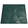 48 pcs Diamond Green Wall Panels - 12 m² XPS | Hipo Market