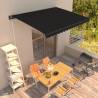 Manual Retractable Awning 400x300 cm Anthracite Colour anthracite Size 400 x 300 cm Quantity in Package 1 