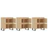 Sonoma Oak Sideboards Set - 3 pcs Engineered Wood | HipoMarket