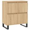 Sonoma Oak Sideboards Set - 3 pcs Engineered Wood | HipoMarket