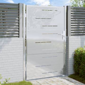 Garden Gate 100x125 cm Stainless Steel - Durable & Secure