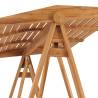 Swing Bench 170 cm - Solid Teak Wood for Outdoor Relaxation