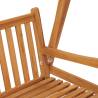 Swing Bench 170 cm - Solid Teak Wood for Outdoor Relaxation