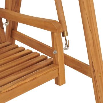 Swing Bench 170 cm - Solid Teak Wood for Outdoor Relaxation