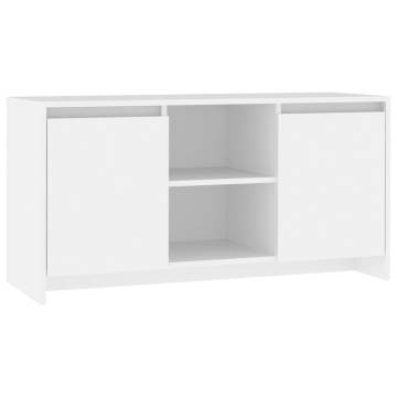 Stylish White TV Cabinet - 102x37.5x52.5 cm | HipoMarket