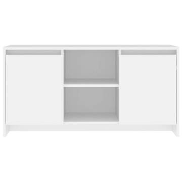 Stylish White TV Cabinet - 102x37.5x52.5 cm | HipoMarket