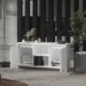 Stylish White TV Cabinet - 102x37.5x52.5 cm | HipoMarket