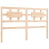 Solid Wood Bed Frame with Headboard 160x200 cm | Hipo Market